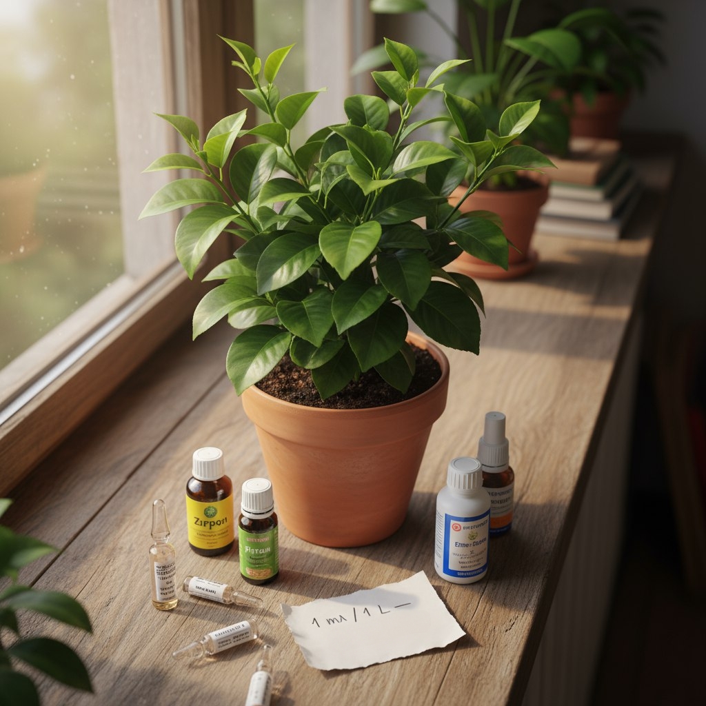 Витамин B1 для лимона — поддержка в стрессе Применение витамина B1 для адаптации Павловского лимона после пересадки