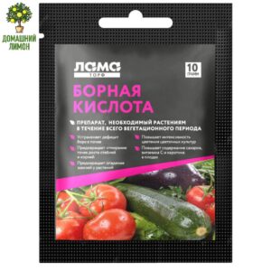 Борная кислота 10 г — микроэлемент для цитрусовых